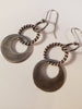 Textured Silver Earrings