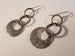 Textured Silver Earrings