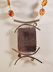 Nephrite and Citrine Necklace